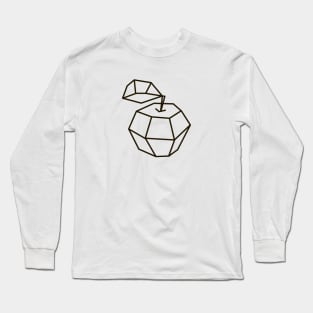 Polygonal Apple Long Sleeve T-Shirt